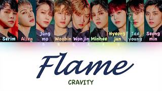 CRAVITY (크래비티) - Flame | Color Coded HAN/ROM/ENG Lyrics Resimi