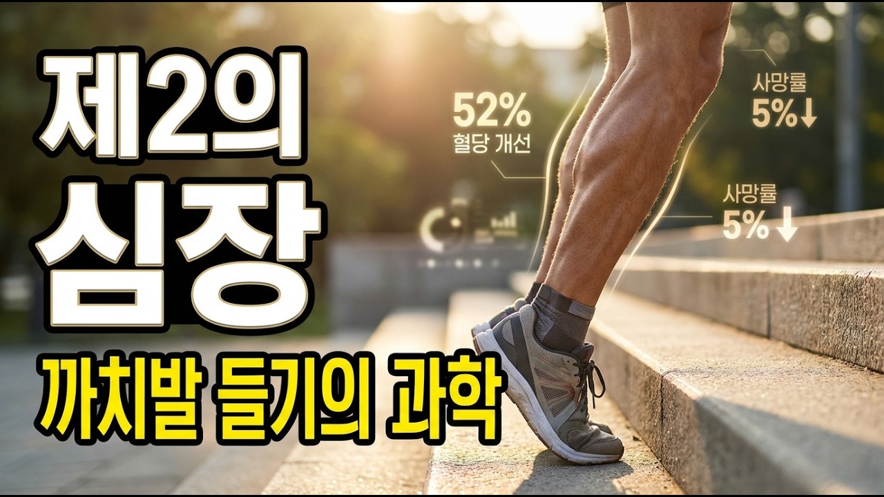 종아리 둘레 1cm에 수명이 달라집니다, 까치발 들기의 과학 #까치발들기 #종아리운동 #웰에이징매거진