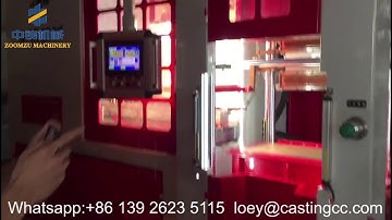 Automatic horizontal green sand casting molding machine for making cast iron-zoomzu