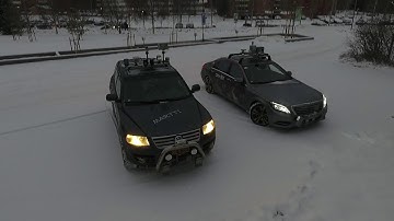 Automated vehicle sensor tests in arctic weather