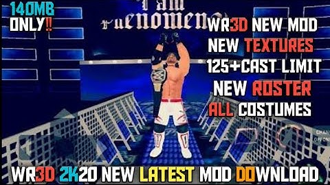 WR3D 2K20 NEW LATEST MOD || RELEASED FOR ANDROID/DOWNLOAD NOW || GAMING MANIA! ||