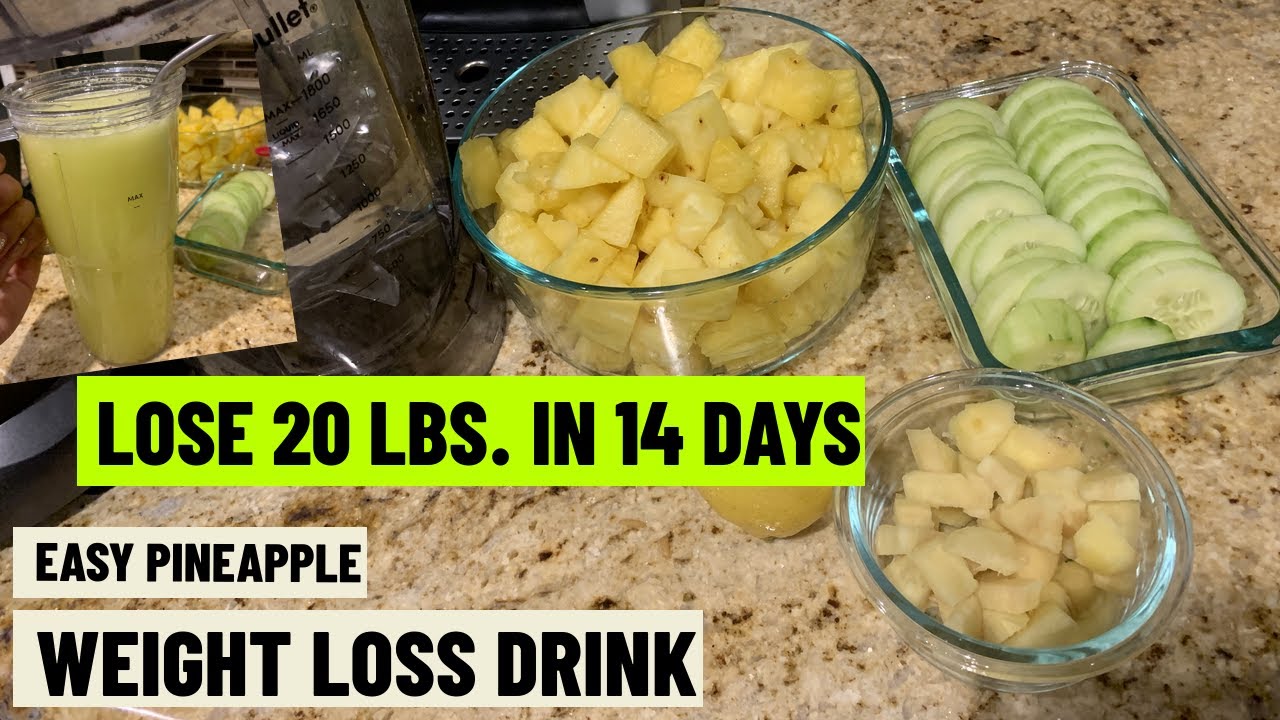 HOW I LOST WEIGHT FAST | SUPER FAST EASY PINEAPPLE WEIGHT LOSS DRINK | Quick Results Flat Stomach