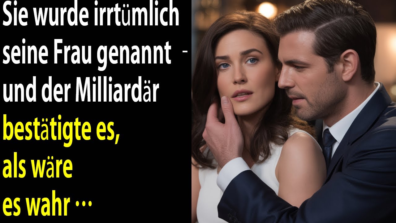 Sie wurde irrtümlich seine Frau genannt – und der Milliardär bestätigte es mit einem Lächeln.