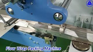 Film Flow Wrap Packing Machine 100 packs/Min High Accuracy Automatic