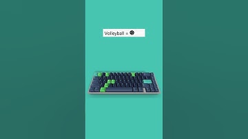 Volleyball 🏐 | Unicode Shortcut Key (Code 1F3D0) | #computer #Symbol #typing #keyboard #tricks