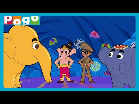 Ganesha Ki Buddhi, Singham Ki Taaqat!🐘🔥| Little Singham👊🏻| Ganesh Chaturthi😍​| @Pogo