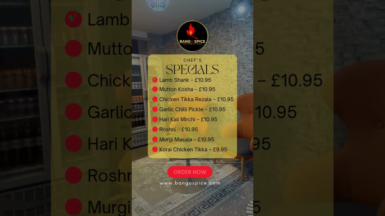Chef S Specials Bango Spice Southendeats Food Watchoutforthenew Cooking Essexeats Realestate