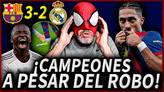 Download Lagu ¡¡CAMPEONES!!🤯¡EL BARÇA LIQUIDA al MADRID 3-2 en la FINAL de la SUPERCOPA A PESAR del ROBO ARBITRAL! MP3