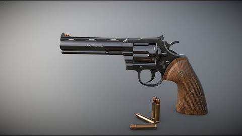 Colt Python 6 in. Barrel в 3D от drcrazzie