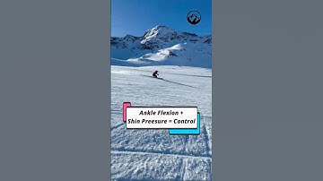 How To Ski In Control & Lean Forward!  #skidrills #skiing #learntoski