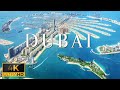 Flying over dubai 4k u soft piano music with wonderful natural landscapes to calm your mind