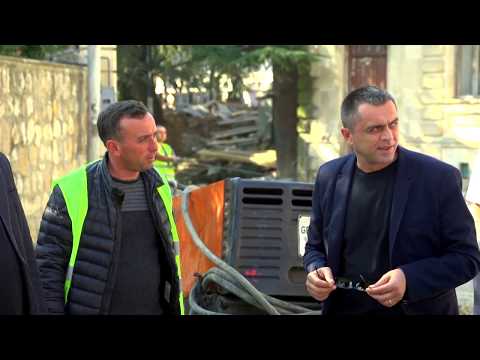 შავლეგო ტაბატაძე ადგილზე გაეცნო თბილისის ქუჩაზე მიმდინარე სამუშაოებს