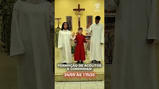 Vem participar! ❤️⛪️ #acolitos #coroinhas #shorts