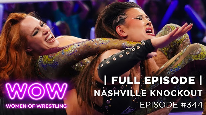 WOW - Women Of Wrestling | Nashville Knockout FULL EPISODE #wowsuperheroes