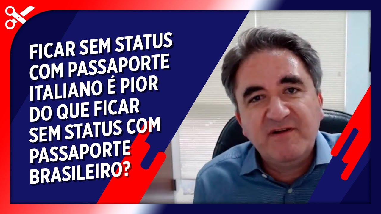 Ficar Sem Status Com Passaporte Italiano Pior Do Que Ficar Sem Status 