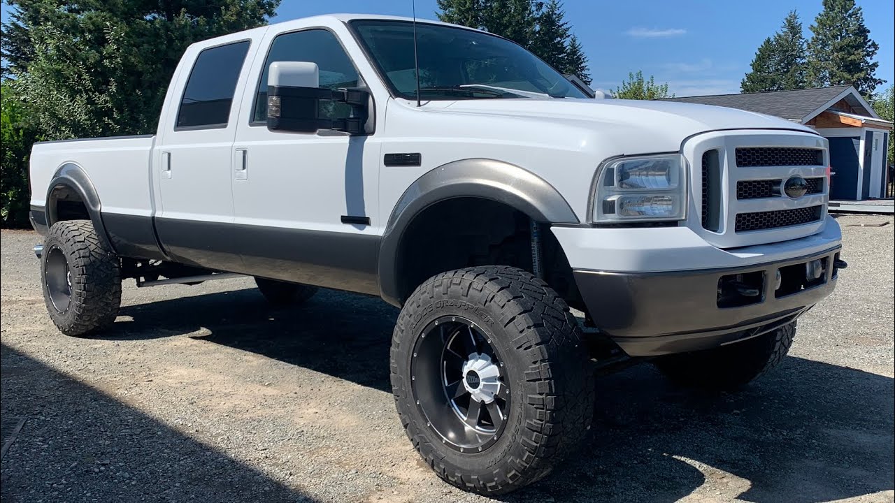 White and Titanium Grey 6.0 Powerstroke build is done and ready for Blown Up 6.0 Powerstroke For Sale