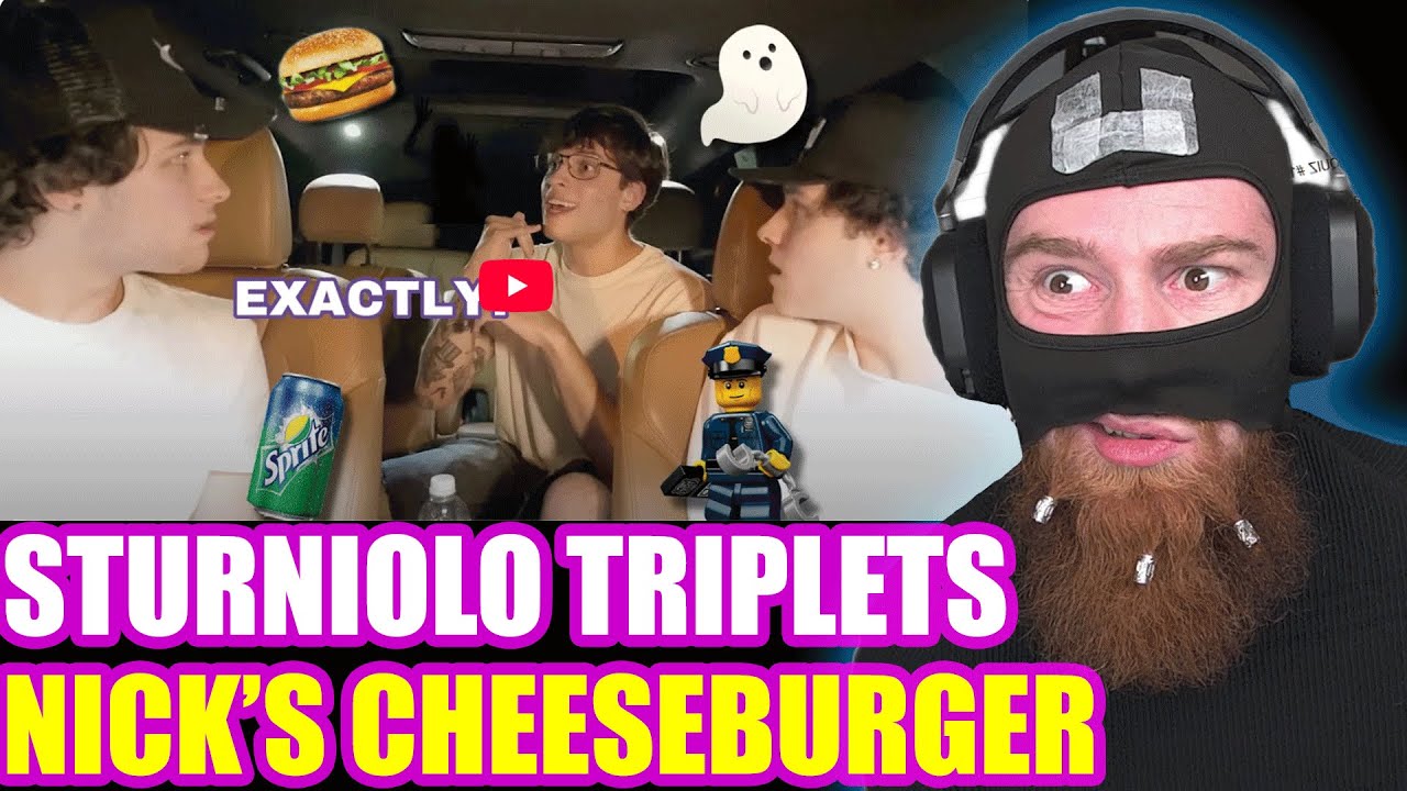 STURNIOLO TRIPLETS MATT MIGHT GET ARRESTED & NICK EATS A CHEESEBURGER STORY TIME | UDYZYZ REACTION