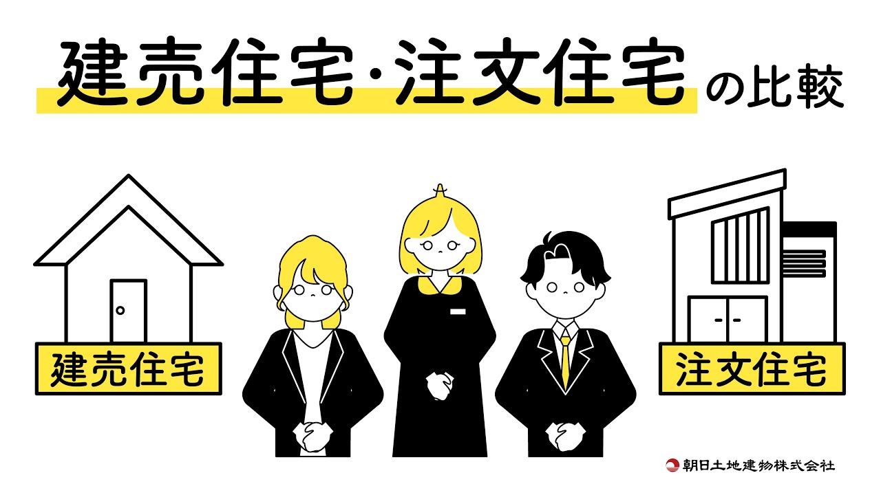 動画でわかる不動産知識 建売住宅 注文住宅の比較 Youtube