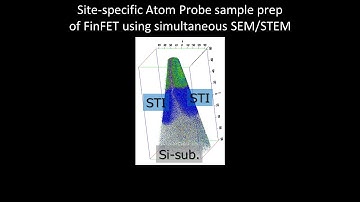 [Electronics] Site-specific Atom Probe sample prep of FinFET using simultaneous SEM/STEM