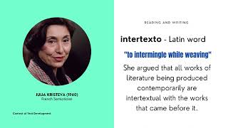 Context of Text Development (Critical Reading as Looking For Ways of Thinking)