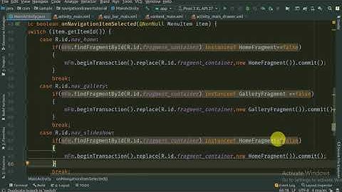 Navigation Drawer in Android  Part 1 - Android Tutorial