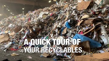 Here’s what happens to your recyclables after you throw them in the green bin