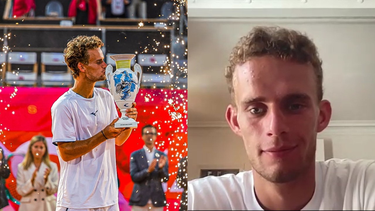 INTERVIEW - Luca Van Assche après son premier titre ATP : "Ma carrière n’était pas morte"