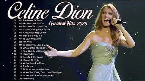 Celine Dion Greatest Hits Playlist 2023!Best Songs Of Celine Dion!Best Love Songs Of Celine Dion haz