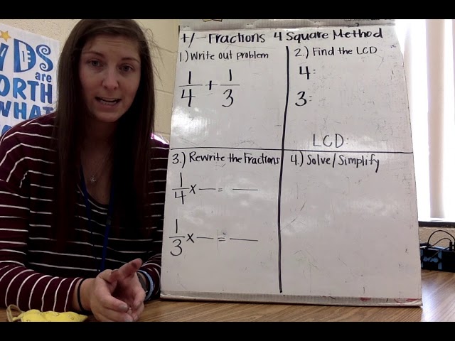 Four Square - Math Strategies