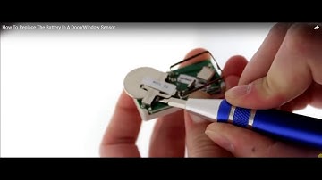 Changing the Battery in a Wireless Door/Window Sensor