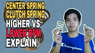 EPEKTO NG HIGH RPM AT LOW RPM NA CENTER SPRING AT CLUTCH SPRING SA MIO | CVT EXPLAIN screenshot 4