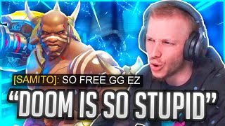 Doom Is So Stupid Killing Streamers As Doomfist With Reactions