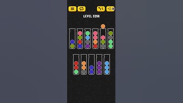 Ball Sort Puzzle Level 3296 🎯 All level without extra tube 😂 Game Walkthrough 😘