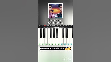 🎵 Squid Game S3 Knock Knock Song on Mobile Piano 🎹🔥 | Jump Rope Theme | Piano by Kartikey #Shorts