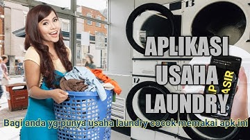 Aplikasi kasir laundry / aplikasi kasir jasa laundry / aplikasi kasir usaha laundry