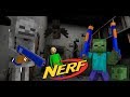 NERF WAR CHALLENGE in MONSTER SCHOOL - ✅ Школа монстров майнкрафт : Мальчики против Девочек