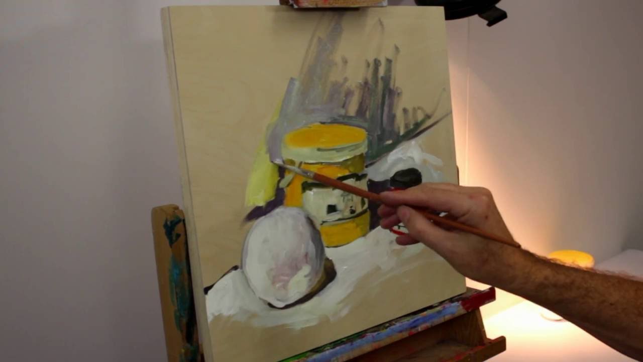 How to: Paint a Still Life - Derivan Acrylics - YouTube