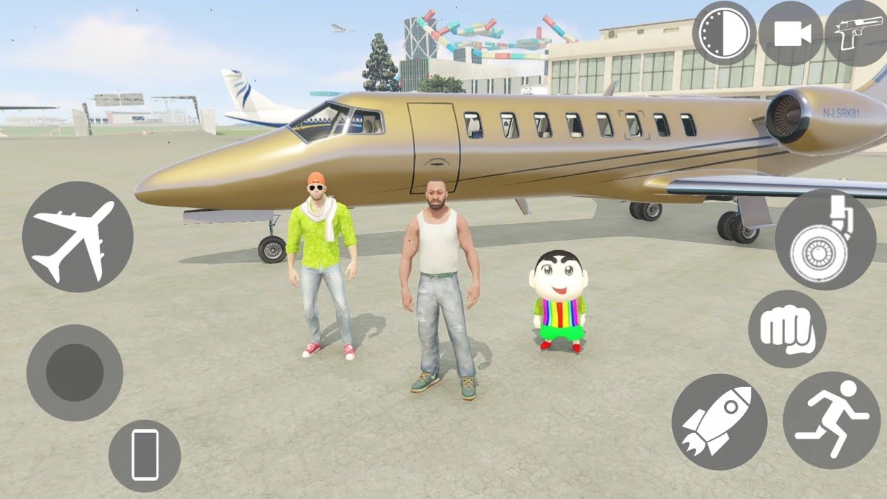 🥳 Shinchan Buy Aeroplane For Franklin 💥✈️ Indian Bike Driving 3d Game 🎮 Video