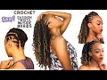 CROCHET PASSION TWISTS w/Side Braids | High Ponytail Braid Pattern |NO LEAVE-OUT | ft.ToyoTress