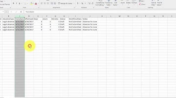 AX Absent Excel Upload