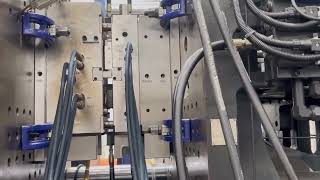 Mold trial,2K mold 90 degree,core rotating #manufacturers #moldmaking #moulder #moulds #tooling