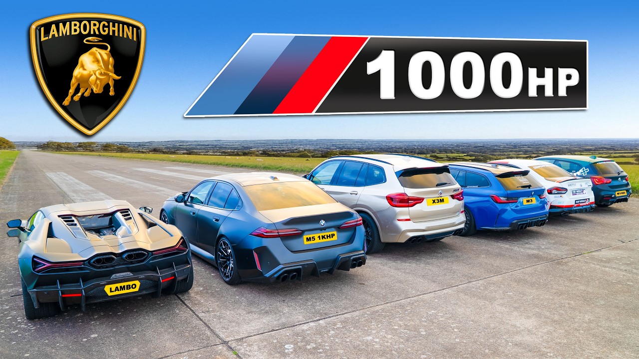 Кто победит в заезде: Lambo Revuelto или же тюнингованные BMW мощностью 1000 л.с?