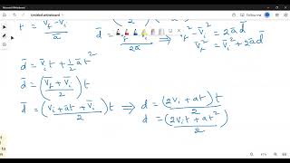 Homework problem based on kinematic equation @physicsoffshore