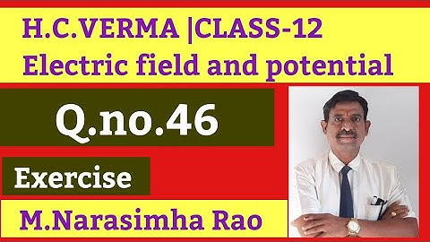 A Pendulum Bob of mass 80mg and carrying a charge| H.C.VERMA |q.no46|ELECTRIC FIELD &POTENTIAL