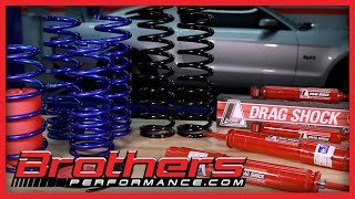 Mustang Drag Racing Tips, Rear Gears, Shocks, Struts, Springs For Maximum Acceleration