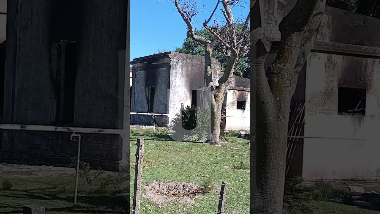 Una persona falleció en un incendio de una casa en zona rural