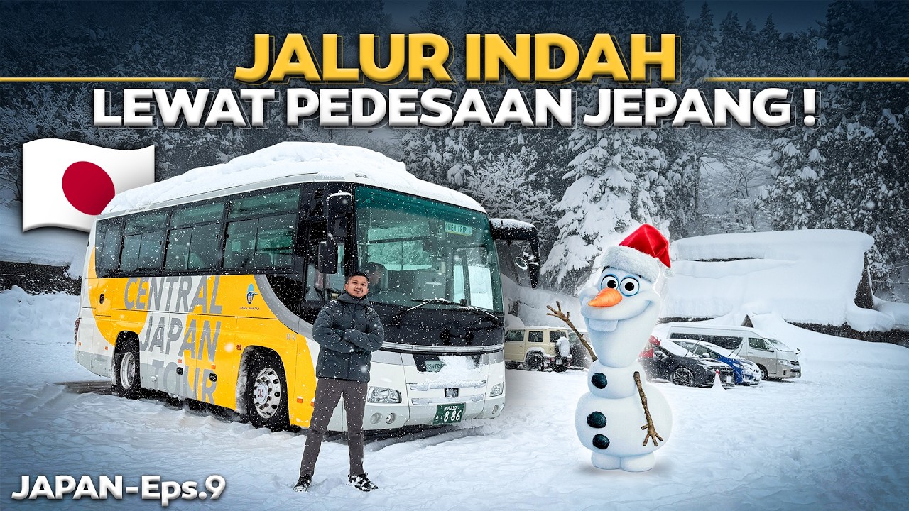 JAPAN - Eps.9 | NAIK BUS DENGAN VIEW GAK MASUK AKAL , Seperti Di Negeri Dongeng ‼️