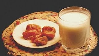 لن تصدق فوائد تناول اللبن والتمر فوائد عجيبة لا تحصى للبن والتمر !! سبحان الله