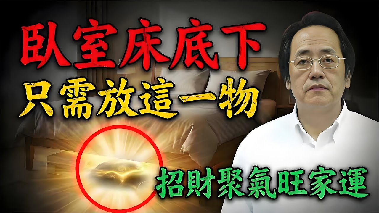 倪海廈：躺著也能賺大錢！床下放這「1 物」，等於睡在「金礦」上！財運擋都擋不住，越睡越富！#倪海廈 #聚寶盆 #財運 #居家風水 #床下放這1物 #躺著賺大錢 #睡在金礦上 #床底風水