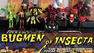 RETRO WED 1983 BUGMEN OF INSECTA FROM MULTI TOYS CORP ENTIRE TOY LINE OF FIGURES